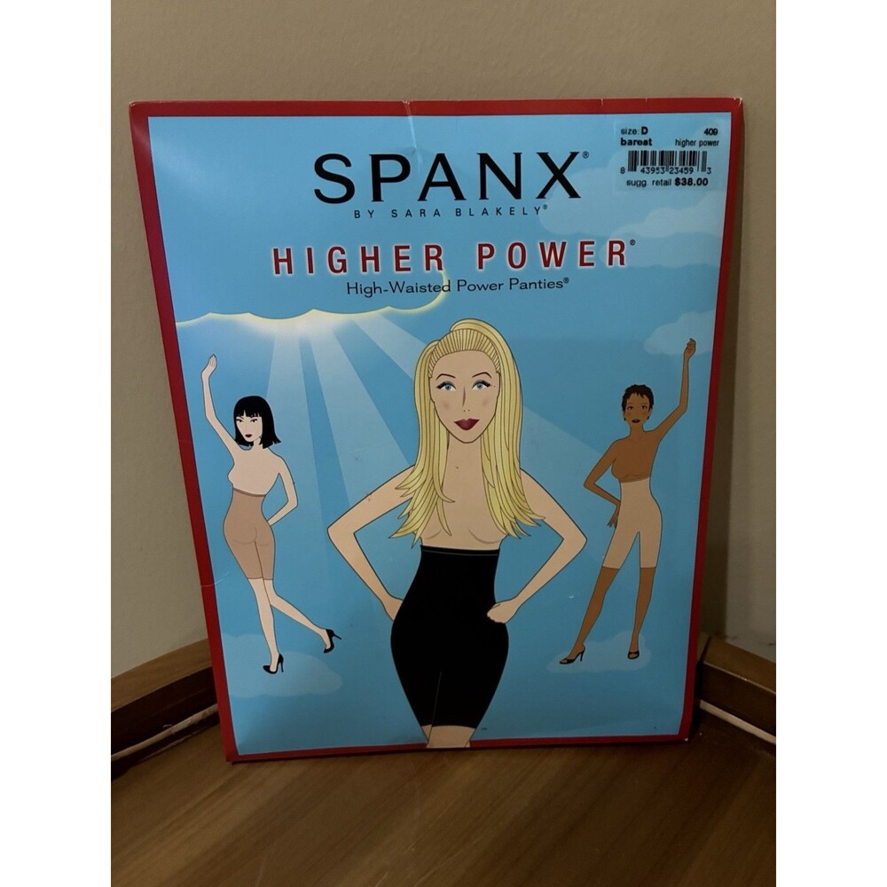 Spanx Higher Power High Waisted Panty Size D Bare Shaping Slimming new